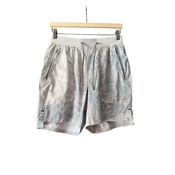 Lululemon Men's License to Train Linerless Short 7" Terrain Gradient White SZ S - Picture 1 of 11